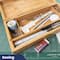 Pacific Arc 13" Bamboo Paint Box with 3 Compartments
